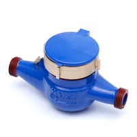 Vente chaude aux Philippines ISO 4064 Classe B Multi Jet Type sec Fonte Froid Dn20 Compteur d'eau