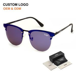 Nouvelles Lunettes de Soleil Rondes en Métal 2025 – Protection UV400, Design Tendance, Verres Multicolores pour Hommes et Femmes, Personnalisables avec Logo de Marque - Product Image 1