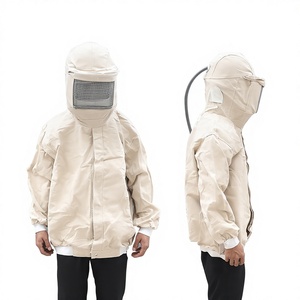 Traje de Protección Térmico con Capucha para Trabajos de Chorro de Arena y Pulverización, Kit de Seguridad PPE con Piezas de Repuesto para Casco - Product Image 1
