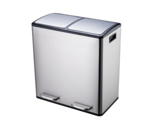Venta al por mayor <span class=keywords><strong>reciclaje</strong></span> proveedor pedal doublecompartment <span class=keywords><strong>basura</strong></span> - Product Image 1