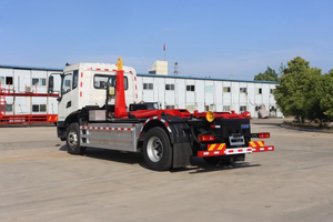 Dongfeng รถ12ton 4X2ไฟฟ้าแขนเกี่ยวเครื่องอัดขยะเกียร์อัตโนมัติปั๊มเครื่องยนต์ - Product Image 5