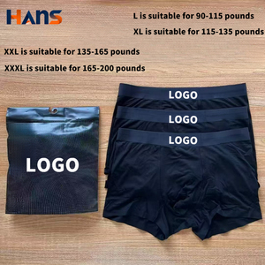 Nouvelle marque Lu, sous-vêtements pour hommes à fond plat personnalisés, sans trace, confortables <span class=keywords><strong>et</strong></span> respirants, boxers en boîte - Product Image 1