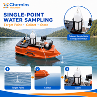 Bateau autonome de surveillance de la qualité de l'eau MF-1000 avec capteur multiparamètre, système de données en temps réel 4G GPS BeiDou, protection IP68