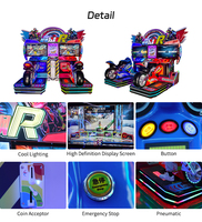 Simulateur de course de moto Speed Racer, machine de jeu d'arcade à monnayeur pour divertissement intérieur, jeu de course automobile sportive à vendre