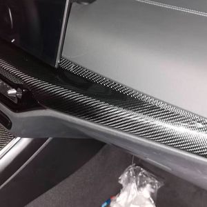 Juego de 6 piezas de molduras de fibra de carbono seca para el marco del palanca de cambios de la consola central para BMW Serie 2, Serie 3, Serie 4, M3 y M4 - Product Image 3