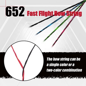 <span class=keywords><strong>Old</strong></span> Mountain Archery Fastflight 652 Personalizar cuerda de arco en Tiro con Arco Cuerda de arco rojo Cuerda de arco compuesto - Product Image 3