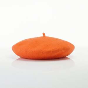 Chapeau Béret Femme en Laine Tendance Automne Hiver Chaud Style Britannique Décontracté Chapeau de Peintre à Large Bord pour Voyage en Extérieur Coloré - Product Image 6