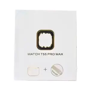 Новые умные часы T55PRO MAX с функцией вызова пульса многофункциональные умные часы комплект с наушниками