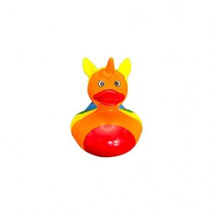 Hot Sale Promotional Unicorn Rainbow Ducks Soft Floating <b>Bath</b> Squeaky Toys Rubber Duck for Kids - Product Image 6