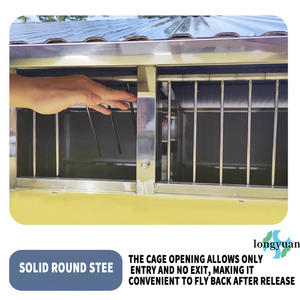 Piège à pigeons en acier inoxydable du fabricant professionnel de la Chine Cage de batterie EO Friendly Pet <span class=keywords><strong>House</strong></span> pour l'élevage - Product Image 6