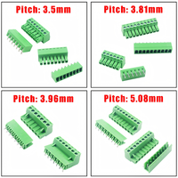 KF15EDG-3.81MM 3.81MM 3.5MM Bornier à vis pour PCB, Connecteur en cuivre, Prise mâle-femelle, Connecteur à broches, 2-24P, Industriel IP20