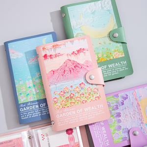 Nuevo Libro de Ahorros de Cuero Suave con Diseño de Pintura al Óleo, Organizador de Efectivo, Clip para Billetes, Libro de Ahorros, Libro de <span class=keywords><strong>Contabilidad</strong></span> - Product Image 1