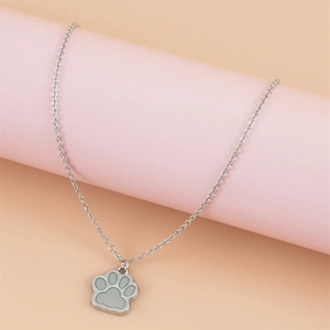 Nuova collana luminosa amanti dei cani collana con zampa di cane gatto Glow In The Dark Night regalo luminoso per gli amici - Product Image 5