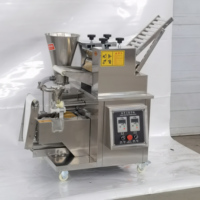 Machine automatique de fabrication de samosas, momos et raviolis coréens à bas prix, petite machine à envelopper les raviolis à vendre