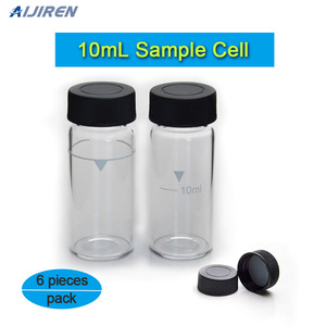 Laboratorio de análisis de agua, reemplazo de Hach de 25mm, 30mL, célula de muestra redonda de vidrio con marcas de 10mL - Product Image 2