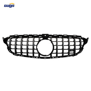 Griglia Paraurti Anteriore GUGO W205 per Mercedes Classe C Berlina Coupé, Stile GT Argento Metallizzato, Kit Carrozzeria - Product Image 5