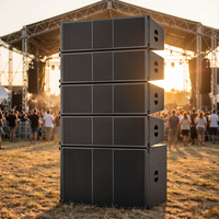 Systèmes de sonorisation professionnels pour scène, enceintes line array en bois pour intérieur, modèle Gjz-32