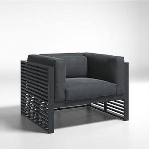 Ensemble de <span class=keywords><strong>salon</strong></span> d'extérieur moderne de luxe en rotin modulaire pour patio, cour ou appartement au design moderne - Product Image 1