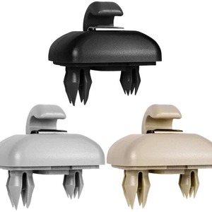 Ganchos para Parasol de Audi 8U0857562A 8E0857562 ABS, Fácil Instalación, Gris, Negro, Beige, Montaje en el Techo - Product Image 2