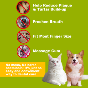 Escova de dentes para limpeza de animais de estimação, venda quente para uso em cães e gatos - Product Image 4