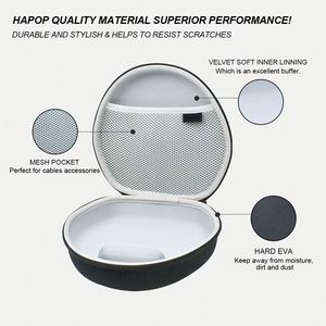 Étui de transport rigide pour écouteurs, sac de rangement compatible avec les écouteurs AirPod Max, sac de voyage protecteur - Product Image 3