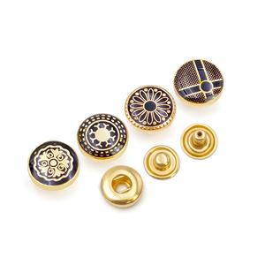 Botones Decorativos Redondos y Cuadrados para Camisas de Hombre, Broches Metálicos con Logotipo Personalizado - Product Image 5