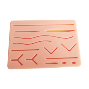Modelos de Piel de Silicona Duraderos de 3 Capas con Heridas Pre-cortadas para Prácticas Quirúrgicas de Estudiantes de Medicina y Entrenamiento de Sutura - Product Image 2