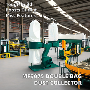 Nuevo Colector de Polvo Industrial de Doble Bolsa LHCNC para Plantas de Manufactura, Alta Productividad, 7.5kW, 90kg, para Trabajos en Madera - Product Image 2