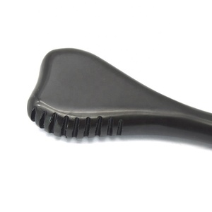 Bâton de Massage en pierre Bian noire Gua Sha <span class=keywords><strong>Anti</strong></span>-âge Guassha pour le <span class=keywords><strong>visage</strong></span>, utilisé pour le <span class=keywords><strong>Yoga</strong></span> Facial - Product Image 5