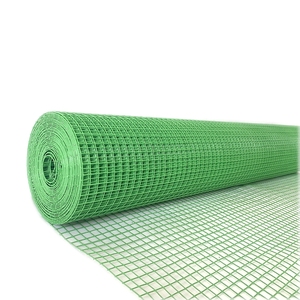 Thiết kế hiện đại 1/4 inch màu xanh lá cây <span class=keywords><strong>PVC</strong></span> tráng thép không gỉ hàn dây lưới màn hình lưới - Product Image 5