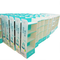 Présentoir publicitaire en carton mousse PVC, petit présentoir de comptoir en carton pour table