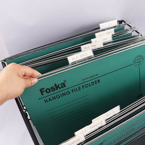 Foska FC Tủ hồ sơ thư mục 25 cái/Hộp trơn trượt các tập tin treo giấy bền và chắc chắn cho tổ chức tài liệu - Product Image 2