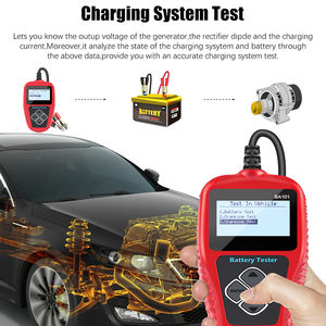 BA101 12V Auto Analyzer Autobatterie <span class=keywords><strong>tester</strong></span> und Lade kreis Last diagnose werkzeuge 100-2000CCA - Product Image 2
