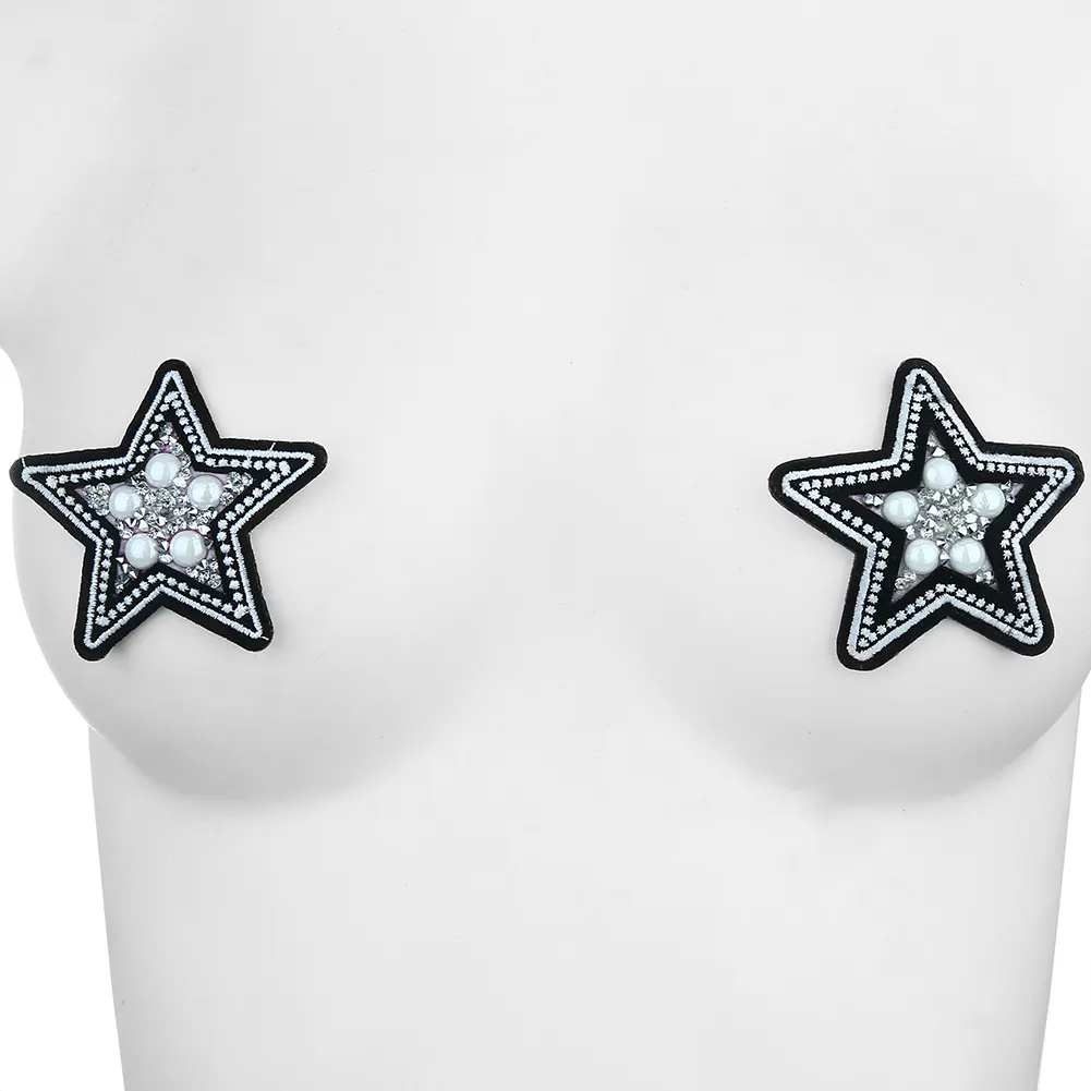 Sexy Vrouwen Meisjes Sieraden Borst Pasties Non Piercing Lichaam Tepel Ringen Ketting