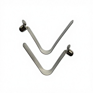 Pince à ressort en acier de haute qualité en forme de V, simple ou double, pour tuyau de plomberie - Product Image 2