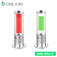 ONN Indicateur de défaut de machine à base en aluminium durable M4S-G avec voyant d'avertissement multicolore