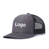 Topi Trucker Jaring Bernapas dengan Logo Cetak Kustom, 6 Panel, Snapback, Baseball Cap, Santai, Outdoor, Bersepeda