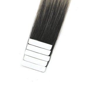 K.S WIGS – Bandes ultra-fines pré-coupées en cheveux humains 100 % vierges Remy, respirantes et invisibles, pour une pose sécurisée, extensions adhésives sans couture en PU - Product Image 2