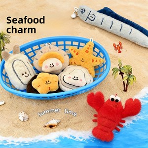Porte-clés en peluche Tengyi Original Modèle GJ819 pour filles, style mignon semi-artisanal, décoration de sac à dos pour étudiants de Yiwu - Product Image 3