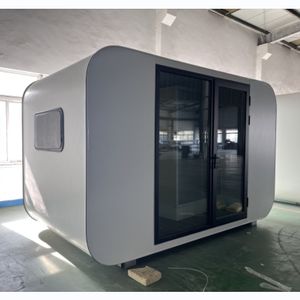 Case Mobili Prefabbricate Complete con Arredamento, Piccole Abitazioni per Vacanze, Cabina con 1 Camera da Letto, <span class=keywords><strong>Casa</strong></span> <span class=keywords><strong>su</strong></span> <span class=keywords><strong>Ruote</strong></span> per Campeggio - Product Image 6