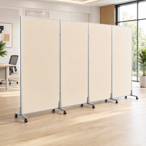 Paneles Divisores de <span class=keywords><strong>Oficina</strong></span> Móviles Plegables Contemporáneos, Pantallas <span class=keywords><strong>Separadoras</strong></span> de Escritorio Independientes - Product Image 5