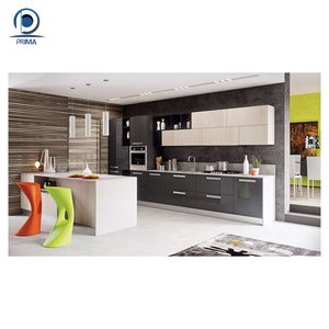 Prima Hiện Đại Lớn Phong Cách Hoàn Chỉnh Tủ Bếp Đặt Đảo Đồ Nội Thất Nhà Bếp Cho Biệt Thự Nhà Bếp Sẵn Sàng Để Lắp Ráp - Product Image 6