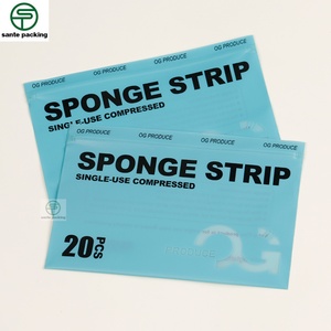 Customized logo Small-sized Printed Transparent Frosted Eco-friendly Cpe <b>Accessory</b> Socks Waterproof Packaging sealed Bag - Product Image 3