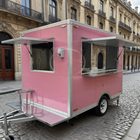 Expérience culinaire mobile complète : Remorque alimentaire entièrement équipée pour tacos, barbecue, glaces, à vendre pour restaurants – Chariot mobile