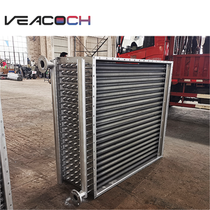 Échangeur de chaleur à vapeur à tubes à ailettes en acier inoxydable 316 et condenseur de sécheuse à tambour pour applications industrielles chloro-alcalines - Product Image 3