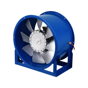Ventilateur d'extraction de conduit axial de tube en acier pour les magasins serre de ferme de volaille ateliers usine