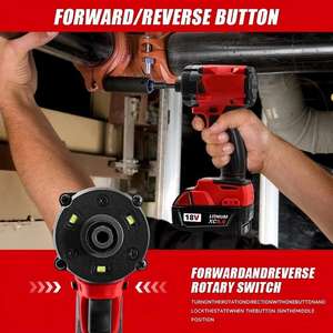 ไขควงกระแทกไร้แปรงถ่าน แรงบิดสูงสุด 300 นิวตันเมตร ความเร็ว 3500 รอบต่อนาที กำลังสูง ใช้กับแบตเตอรี่มิลวอกี 18 โวลต์ - Product Image 2