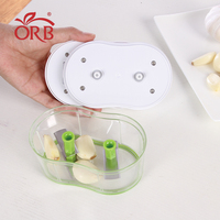 Picadora Manual de Verduras y Frutas Multifuncional ORB BF105, Diseño Innovador, Prensa Manual para Cocina, Picadora de Ajo