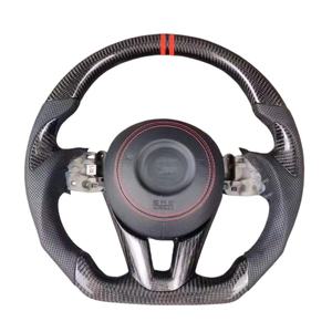 Volante Deportivo Personalizado de Fibra de Carbono y Cuero para <span class=keywords><strong>Mazda</strong></span> 3 Cx5 Cx-<span class=keywords><strong>5</strong></span> 50 2013 2014 2015 2016 2017 2018 2019 2020 2021 2022 - Product Image 1