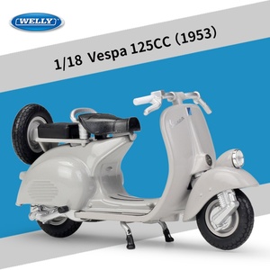 WELLY 1:18 Vespa 1953 125CC Scooter Modellino in Metallo Pressofuso per Collezionisti, Esposizione e Regalo, Vendita all'Ingrosso - Product Image 5